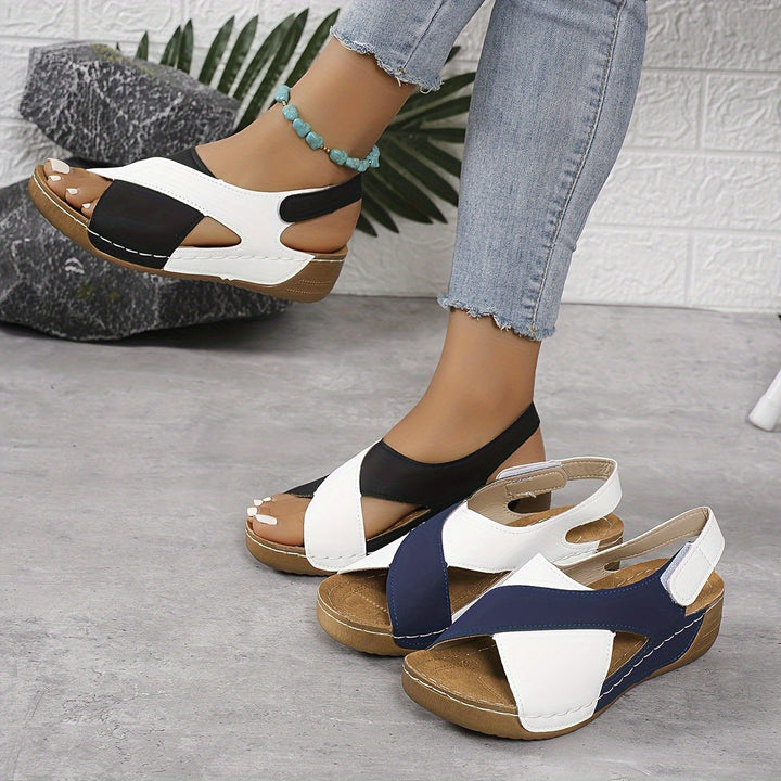 Elena™ Ergonomic Crossband Sandal