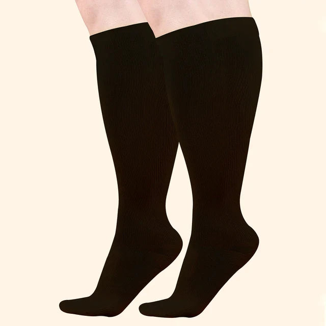 Chaussettes de compression extra larges 