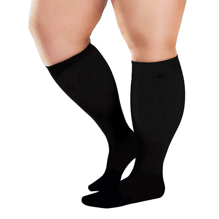 Chaussettes de compression extra larges 