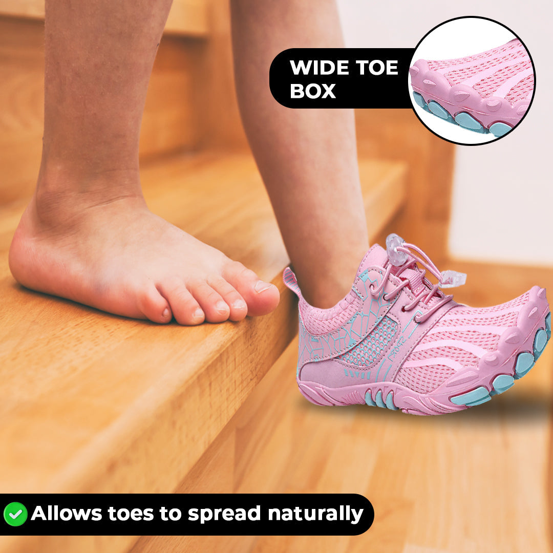 Chaussures pieds nus antidérapantes KiddoGrip Kids™