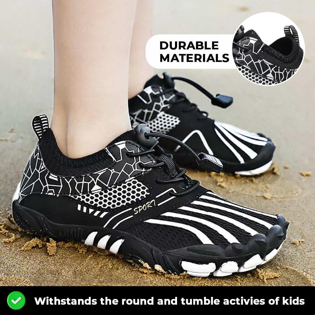 Chaussures pieds nus antidérapantes KiddoGrip Kids™