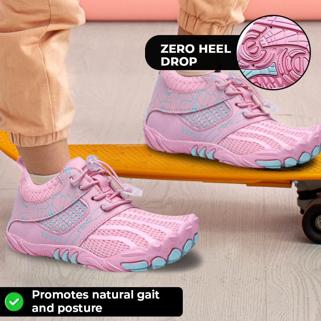 Chaussures pieds nus antidérapantes KiddoGrip Kids™