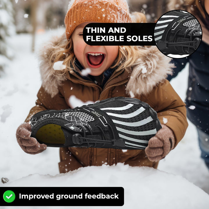 Chaussures pieds nus antidérapantes KiddoGrip Kids™