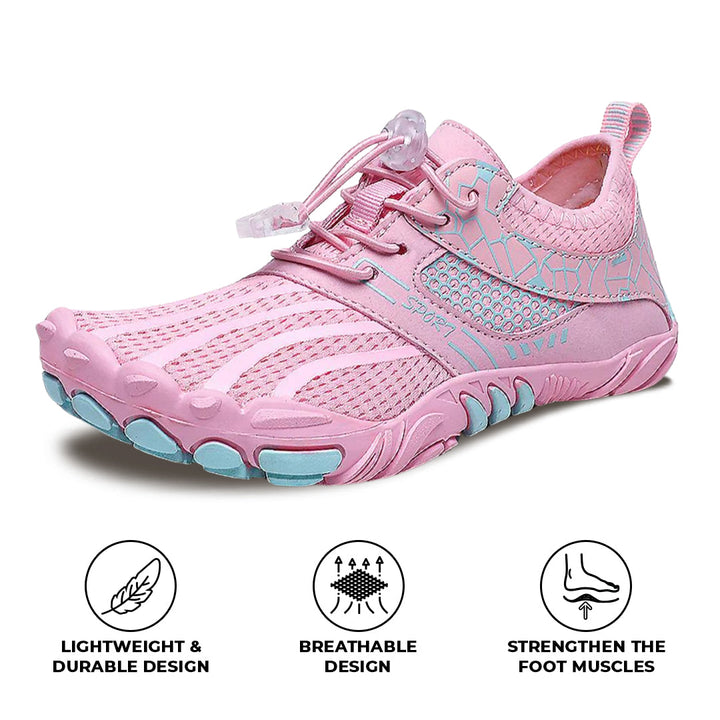 Chaussures pieds nus antidérapantes KiddoGrip Kids™