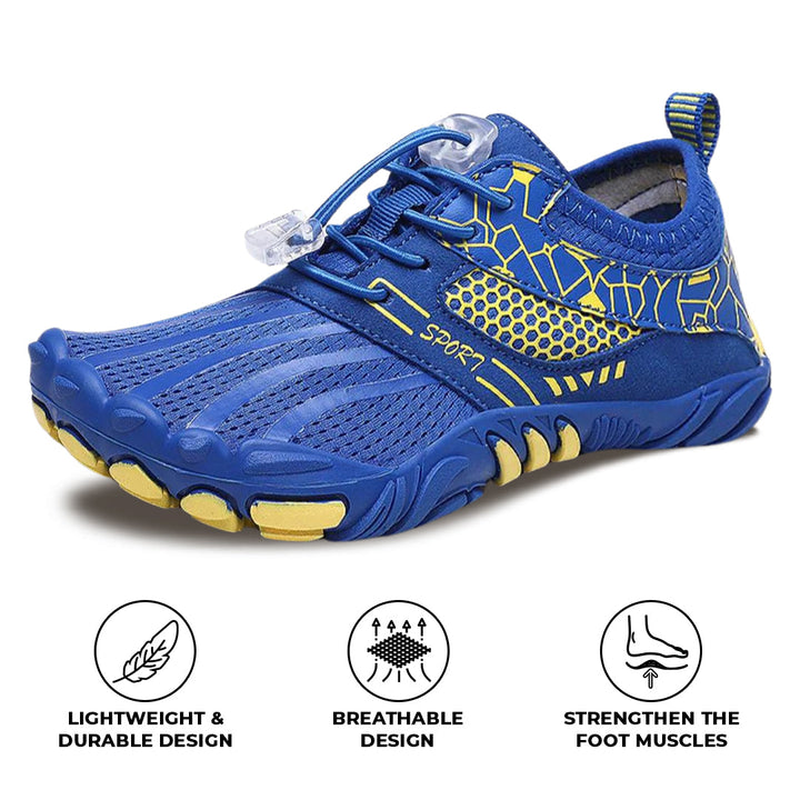 Chaussures pieds nus antidérapantes KiddoGrip Kids™