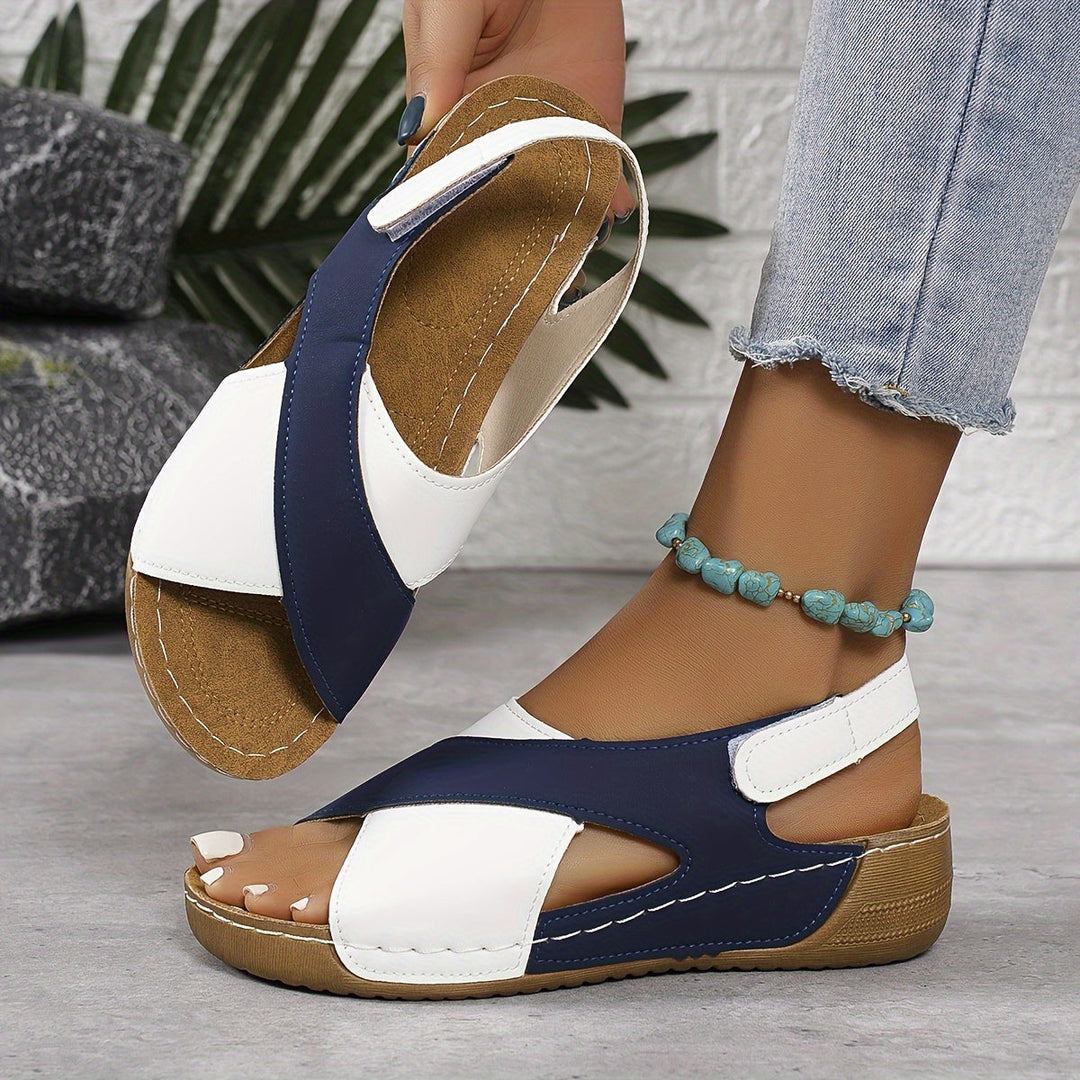 Elena™ Ergonomic Crossband Sandal