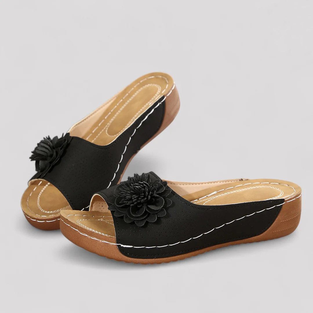 Maribel™ Shock-absorbing Floral Sandal