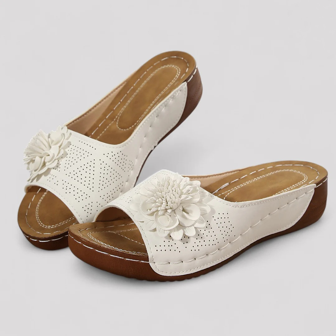 Maribel™ Shock-absorbing Floral Sandal